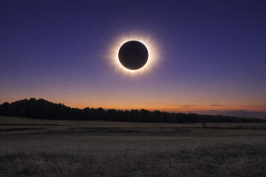 El eclipse de Lerín, recreación del atardecer del 12 de agosto de 2026