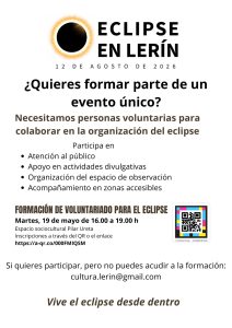 Jornada de Voluntariado para el Eclipse de Lerín